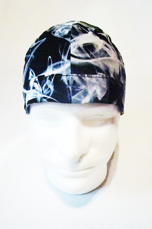 Black Smoke welders cap hard hat liner reversible beanie skull cap fitters cap tradesman