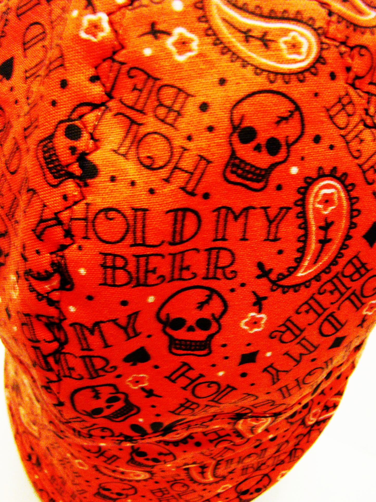 Hold my beer Bandanna welders cap hard hat liner reversible beanie skull cap fitters cap tradesman