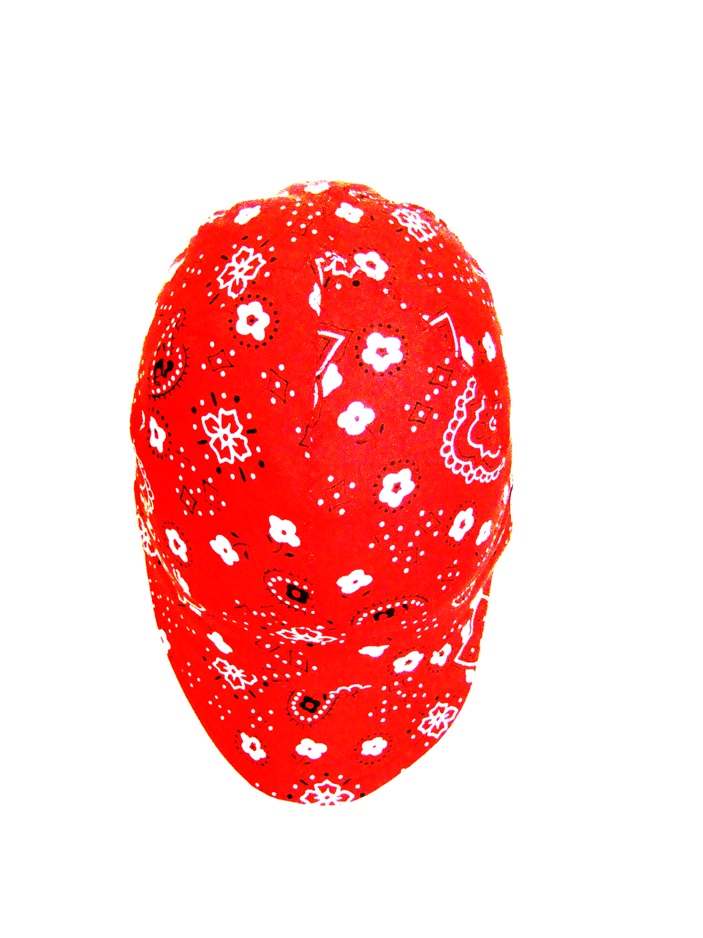 Red Paisley Bandanna welders cap hard hat liner reversible beanie skull cap fitters cap tradesman