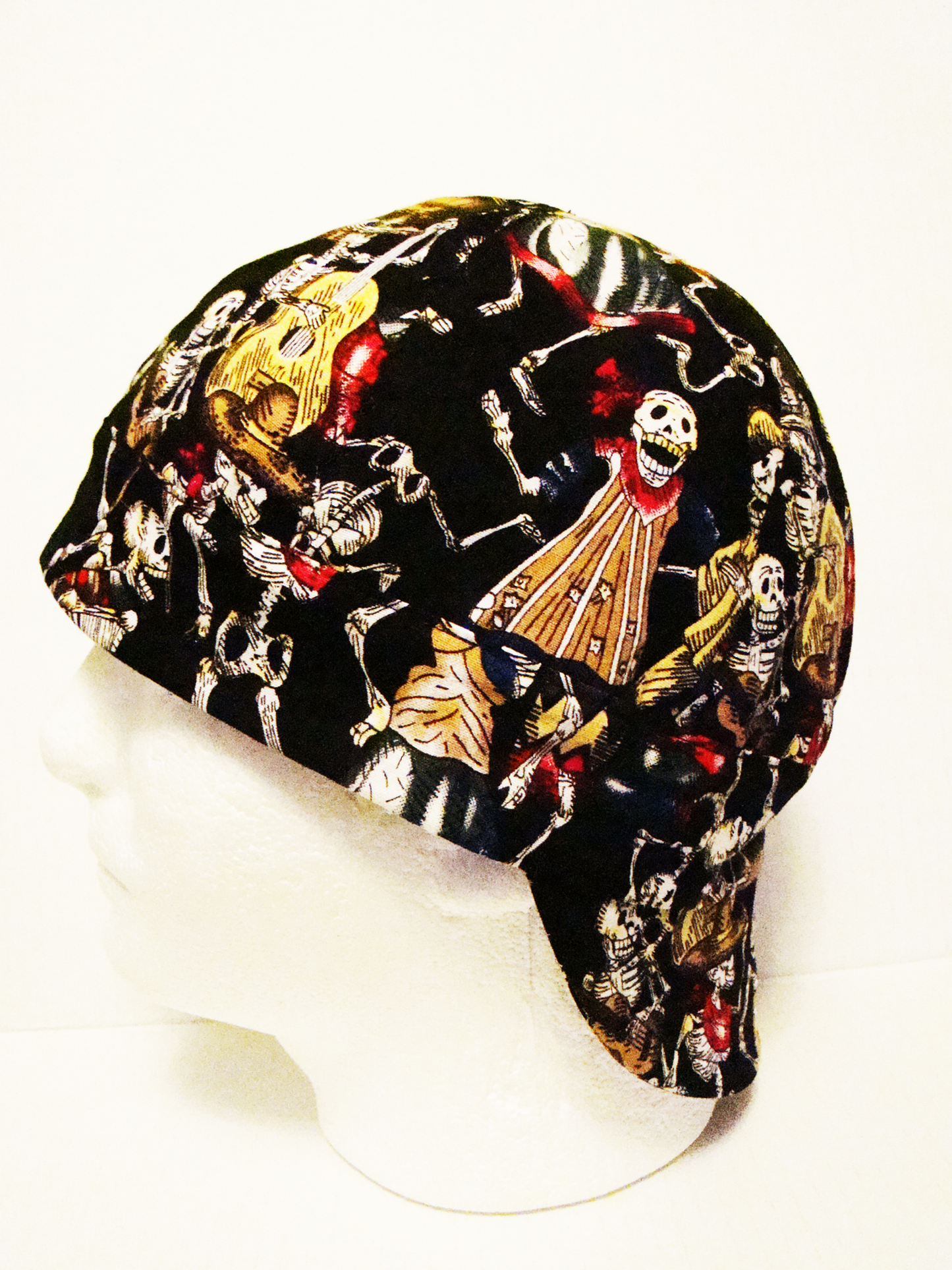 Party skeletons welders cap hard hat liner reversible beanie skull cap fitters cap tradesman