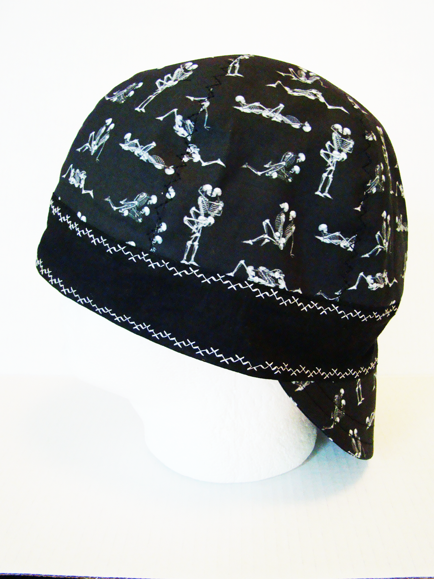 Skrewing Skeletons welders cap hard hat liner reversible beanie skull cap fitters cap tradesman
