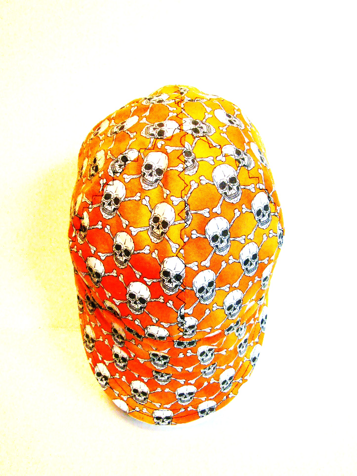 Orange skulls welders cap hard hat liner reversible beanie skull cap fitters cap tradesman