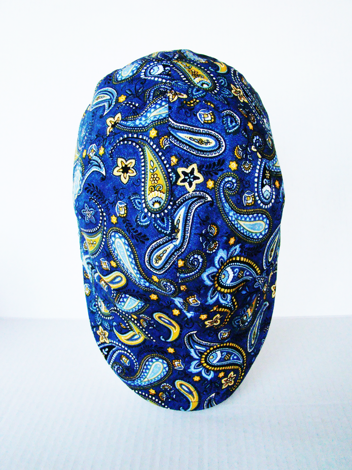 Blue Bandanna welders cap hard hat liner reversible beanie skull cap fitters cap tradesman