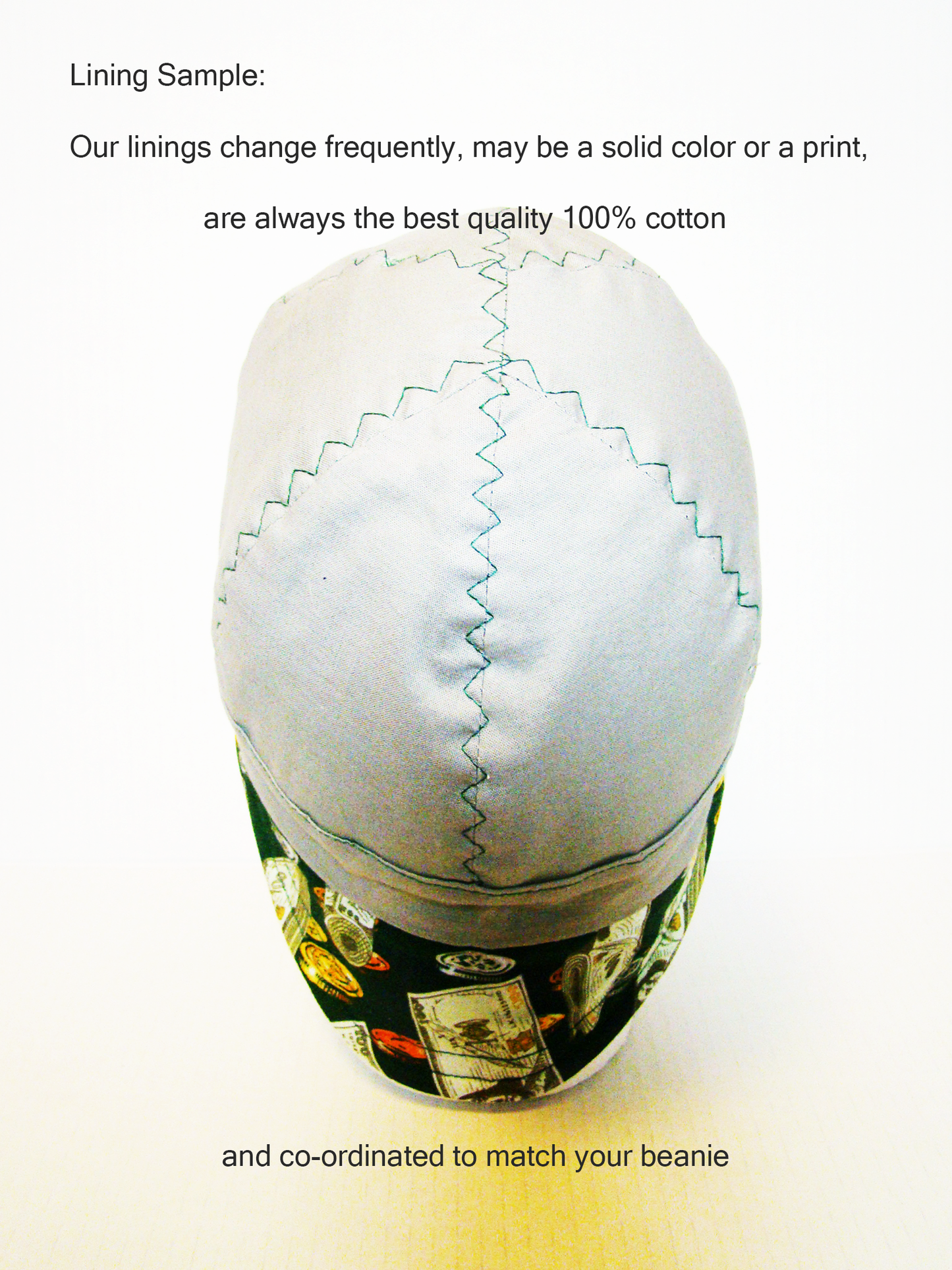 Money welders cap hard hat liner reversible beanie skull cap fitters cap tradesman