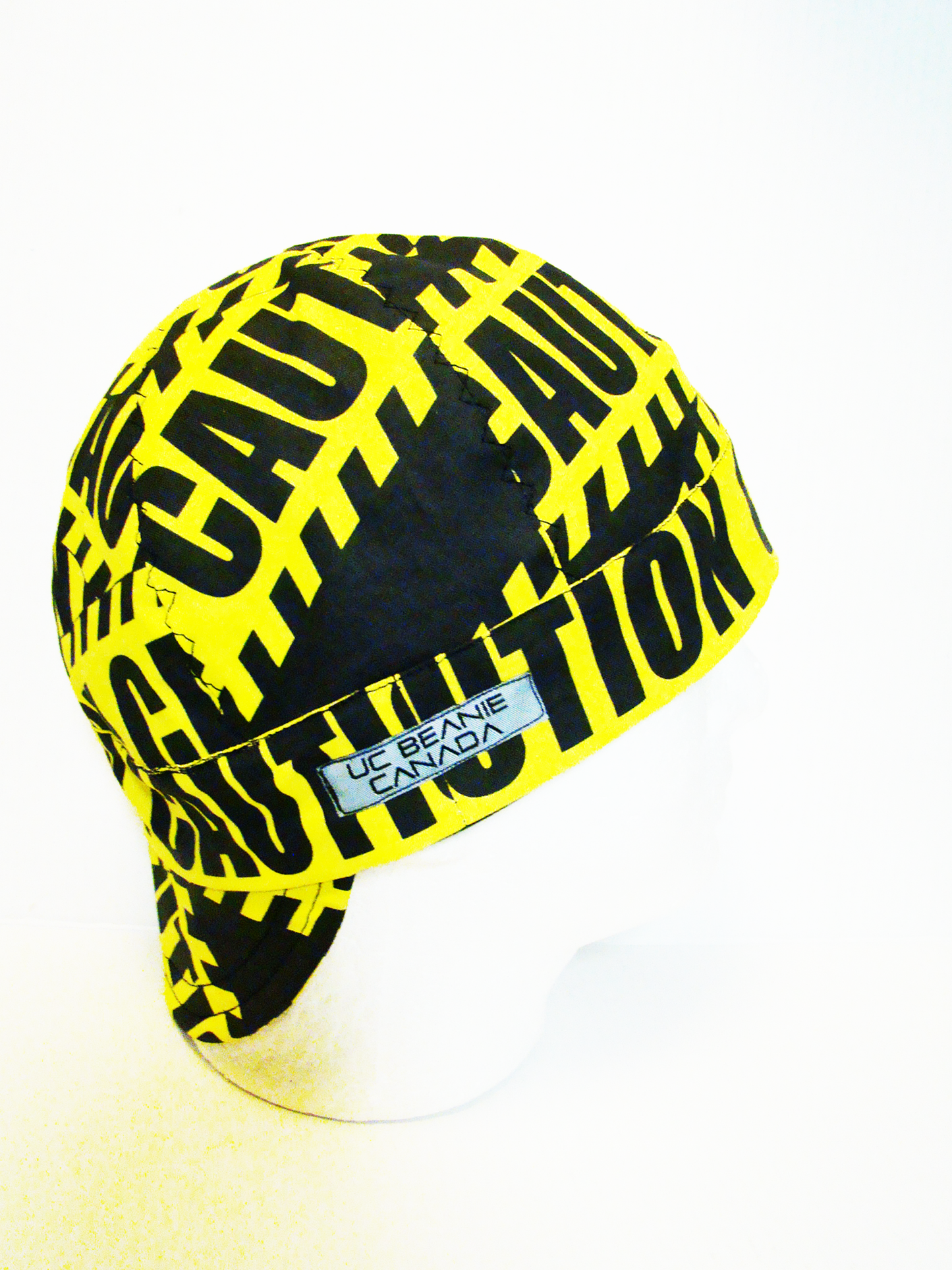 Caution welders cap hard hat liner reversible beanie skull cap fitters cap tradesman