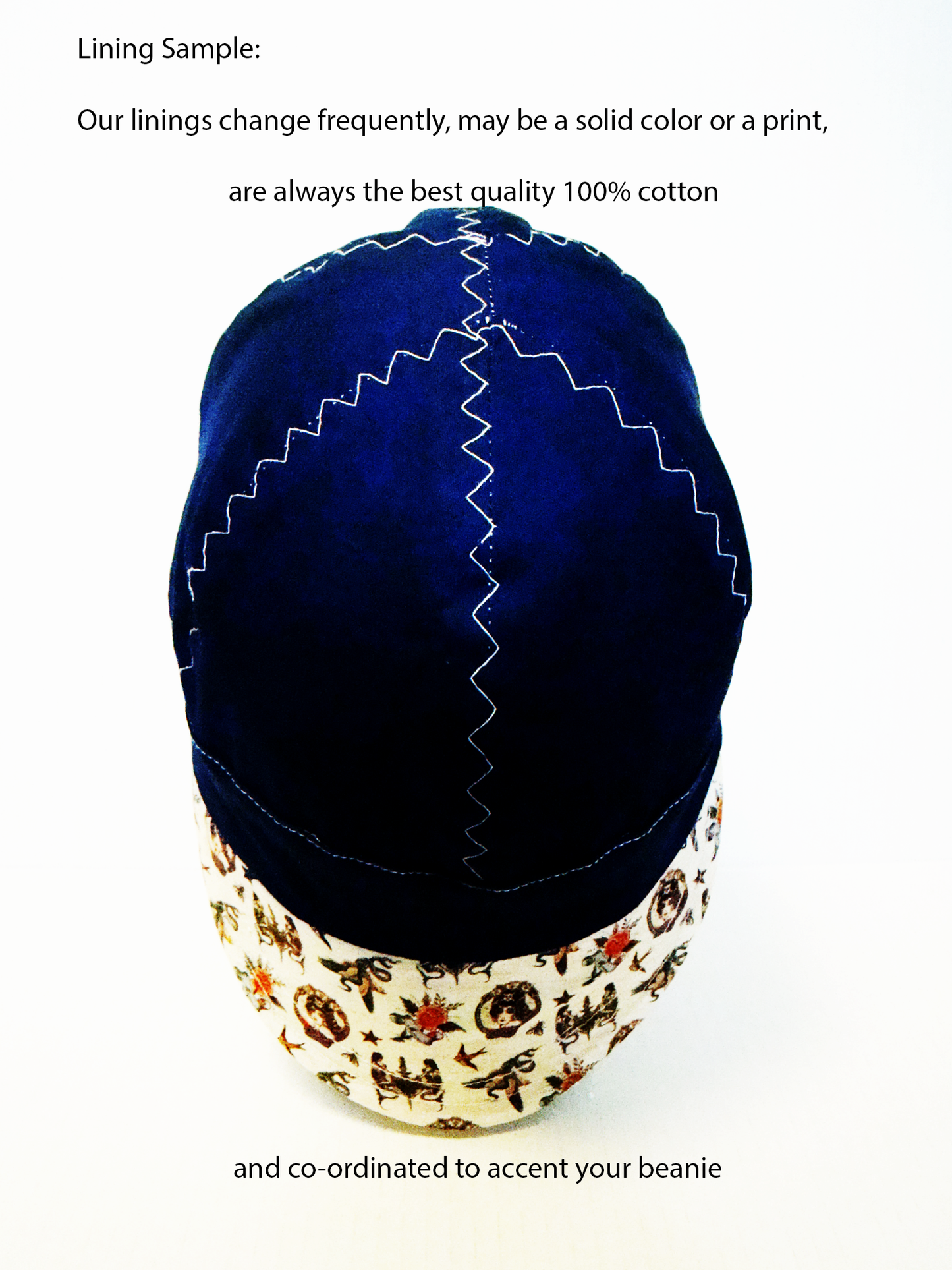 Tiny Tattoos on Tan welders cap hard hat liner reversible beanie skull cap fitters cap tradesman (Copy) (Copy)