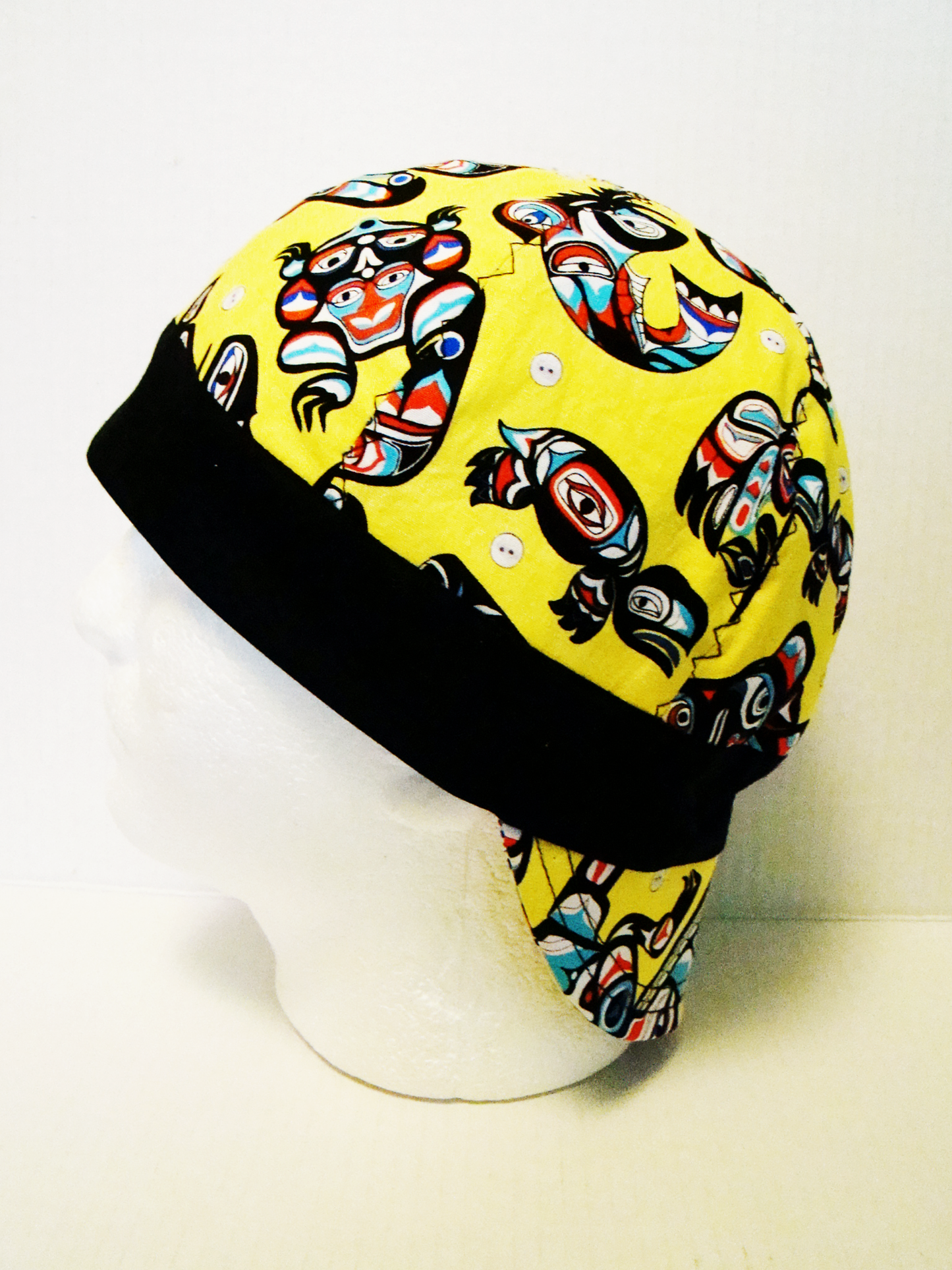 Native Art welders cap hard hat liner reversible beanie skull cap fitters cap tradesman