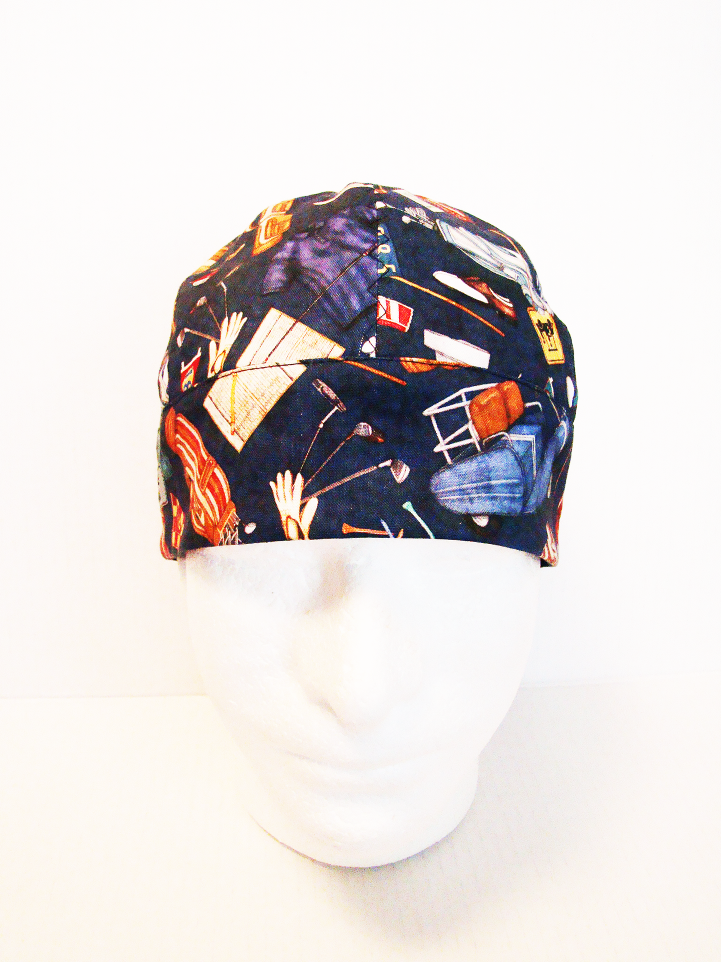 Golf welders cap hard hat liner reversible beanie skull cap fitters cap tradesman