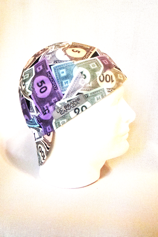 Monopoly Money welders cap hard hat liner reversible beanie skull cap fitters cap tradesman