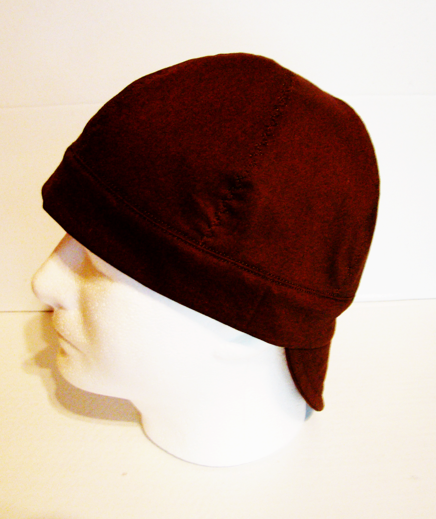 Dark Chocolate Brown welders cap hard hat liner reversible beanie skull cap fitters cap tradesman