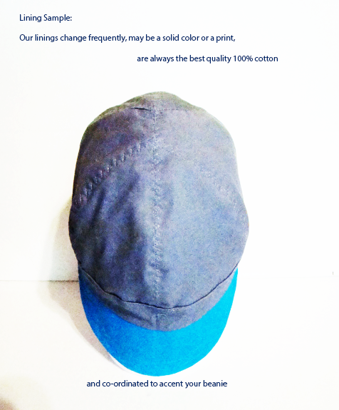 Teal welders cap hard hat liner reversible beanie skull cap fitters cap tradesman