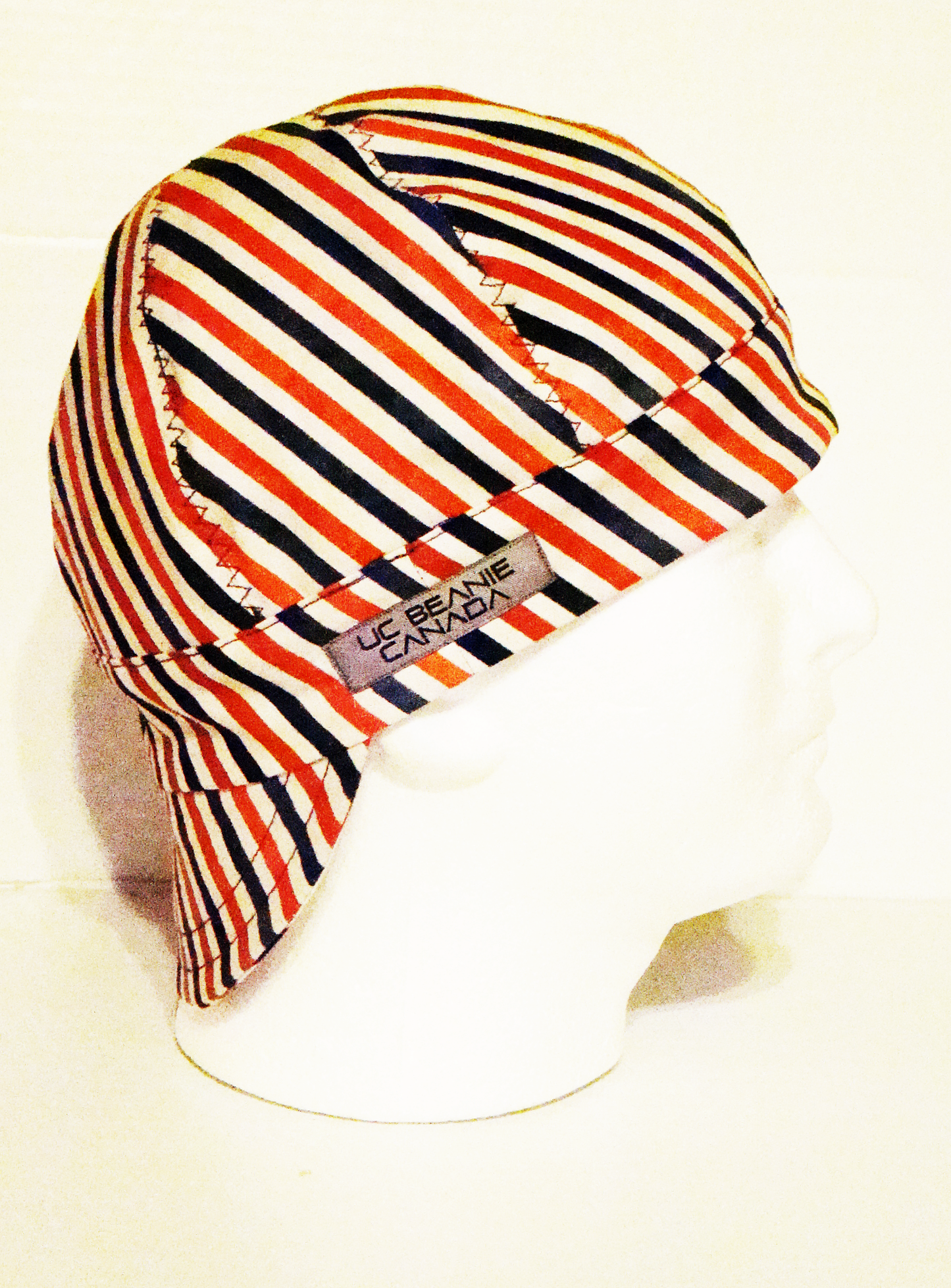 Going Postal Stripes welders cap hard hat liner reversible beanie skull cap fitters cap tradesman