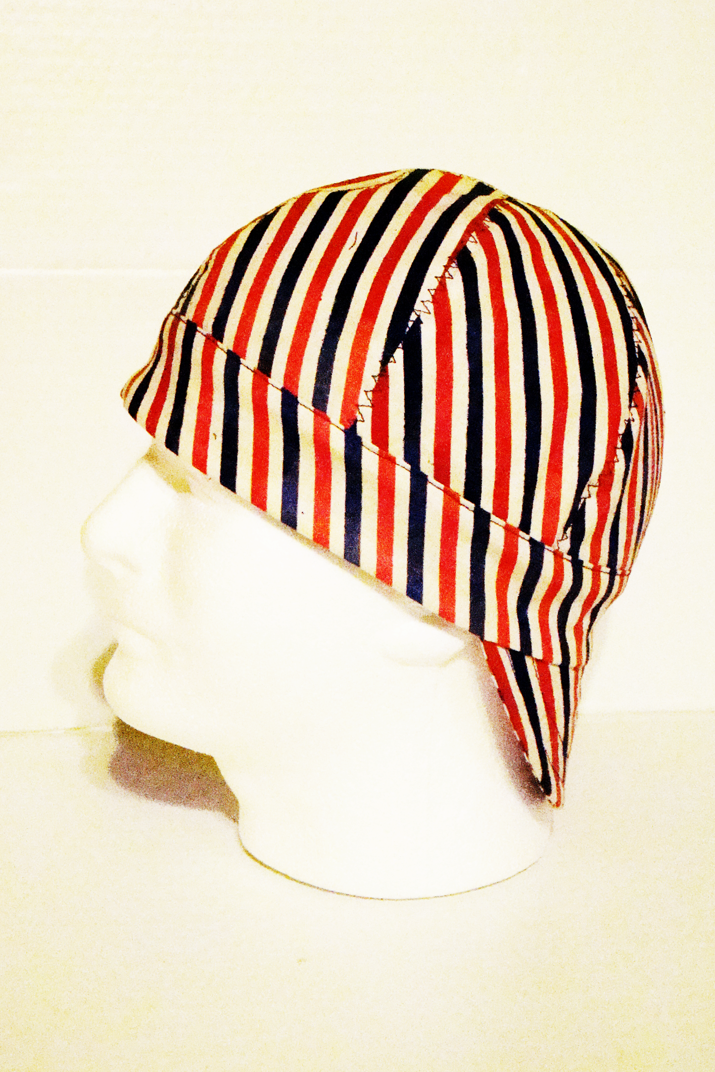 Going Postal Stripes welders cap hard hat liner reversible beanie skull cap fitters cap tradesman