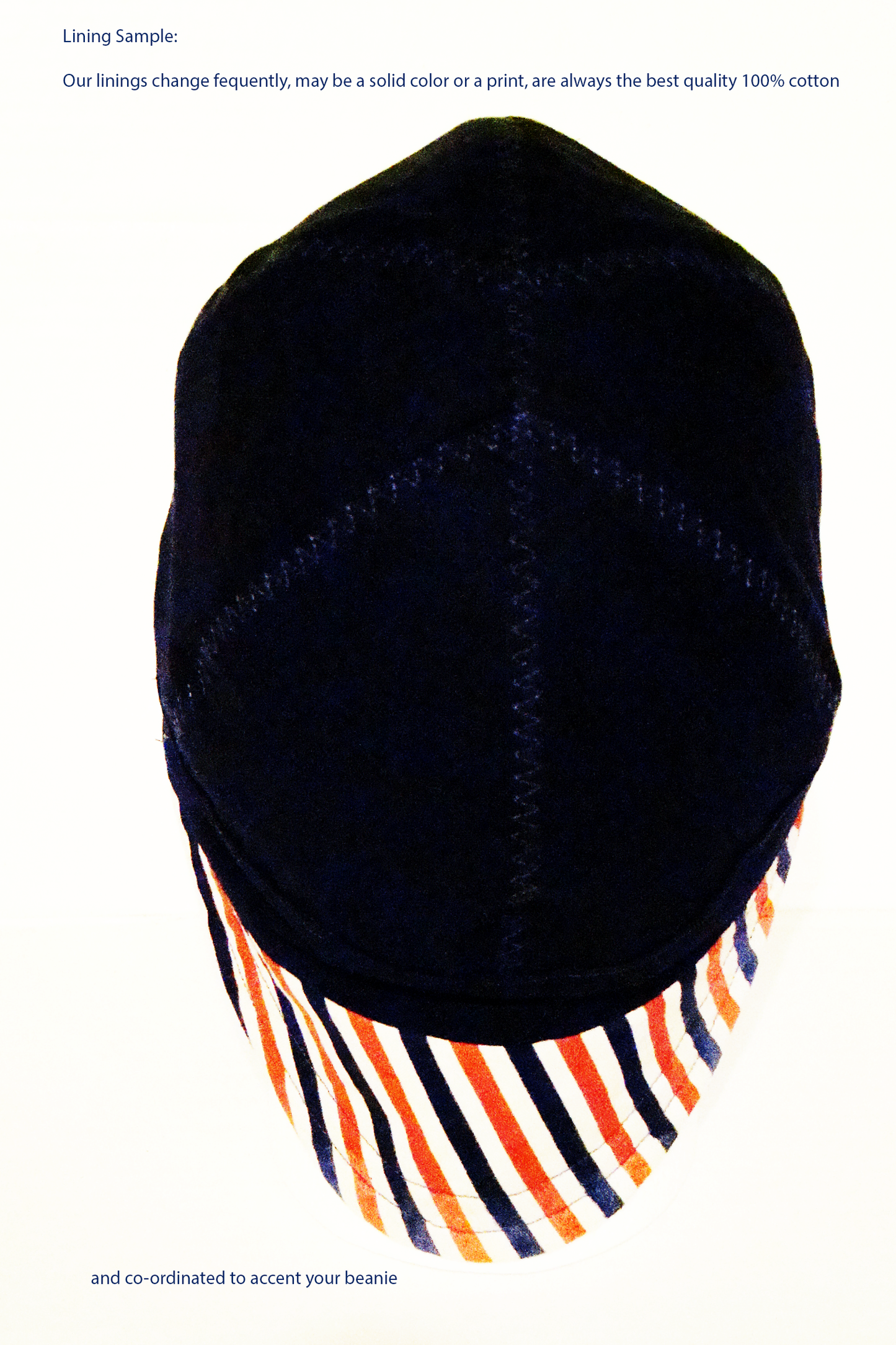Going Postal Stripes welders cap hard hat liner reversible beanie skull cap fitters cap tradesman