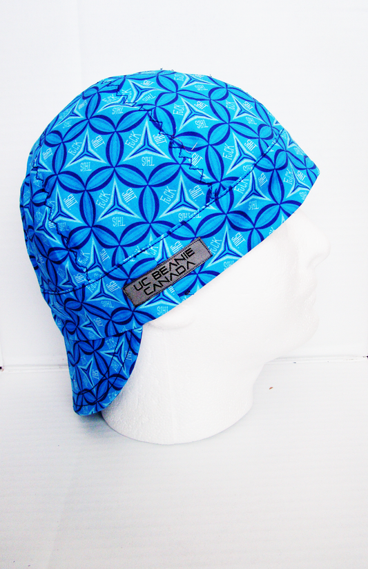 F*ck this shit welders cap hard hat liner reversible beanie skull cap fitters cap tradesman