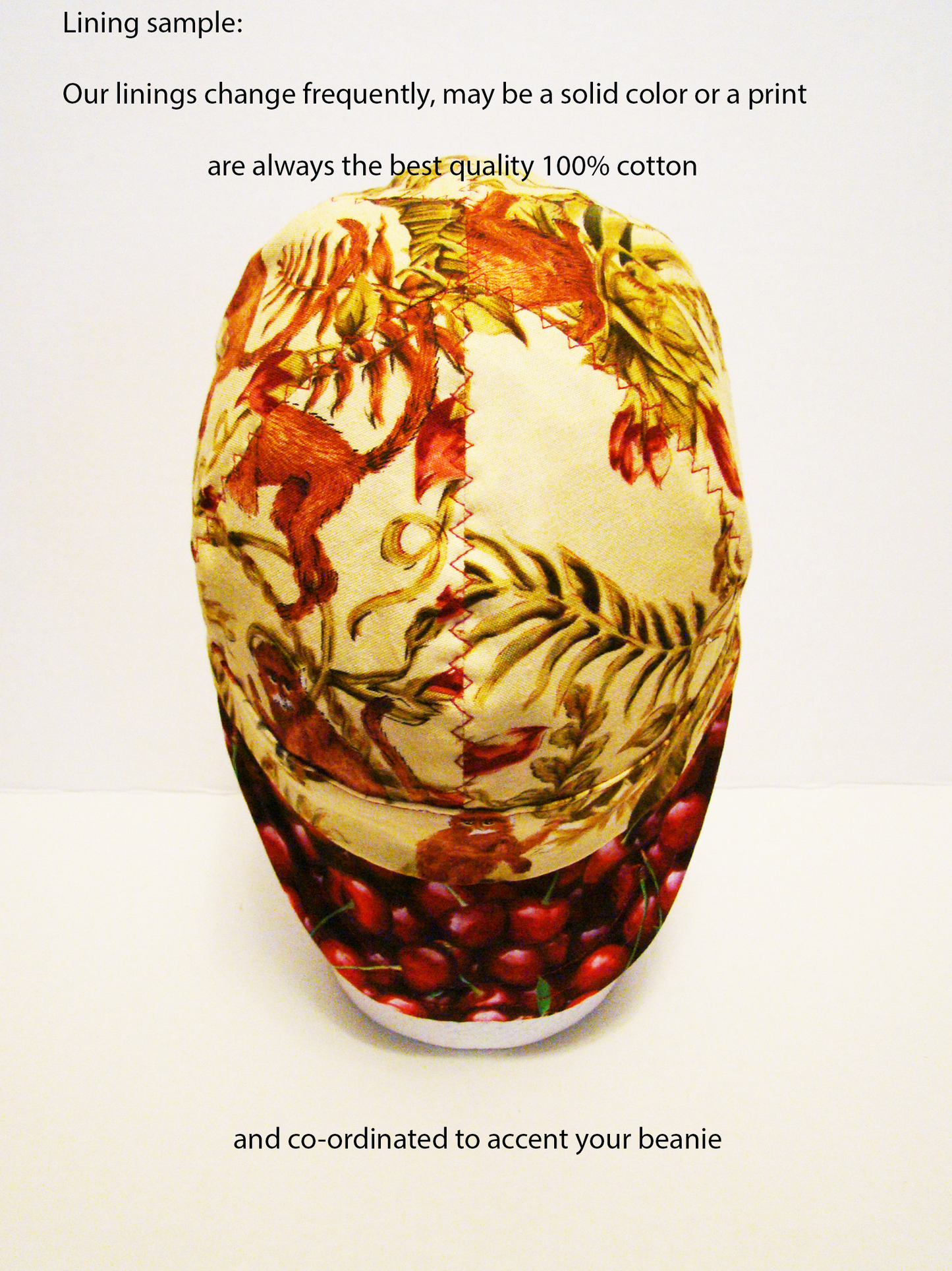 Cherry welders cap hard hat liner reversible beanie skull cap fitters cap tradesman