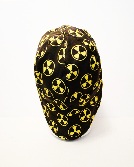 Nuclear Trefoil welders cap hard hat liner reversible beanie skull cap fitters cap tradesman
