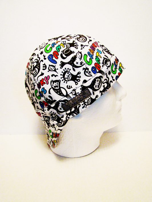 Cranky Pants welders cap hard hat liner reversible beanie skull cap fitters cap tradesman