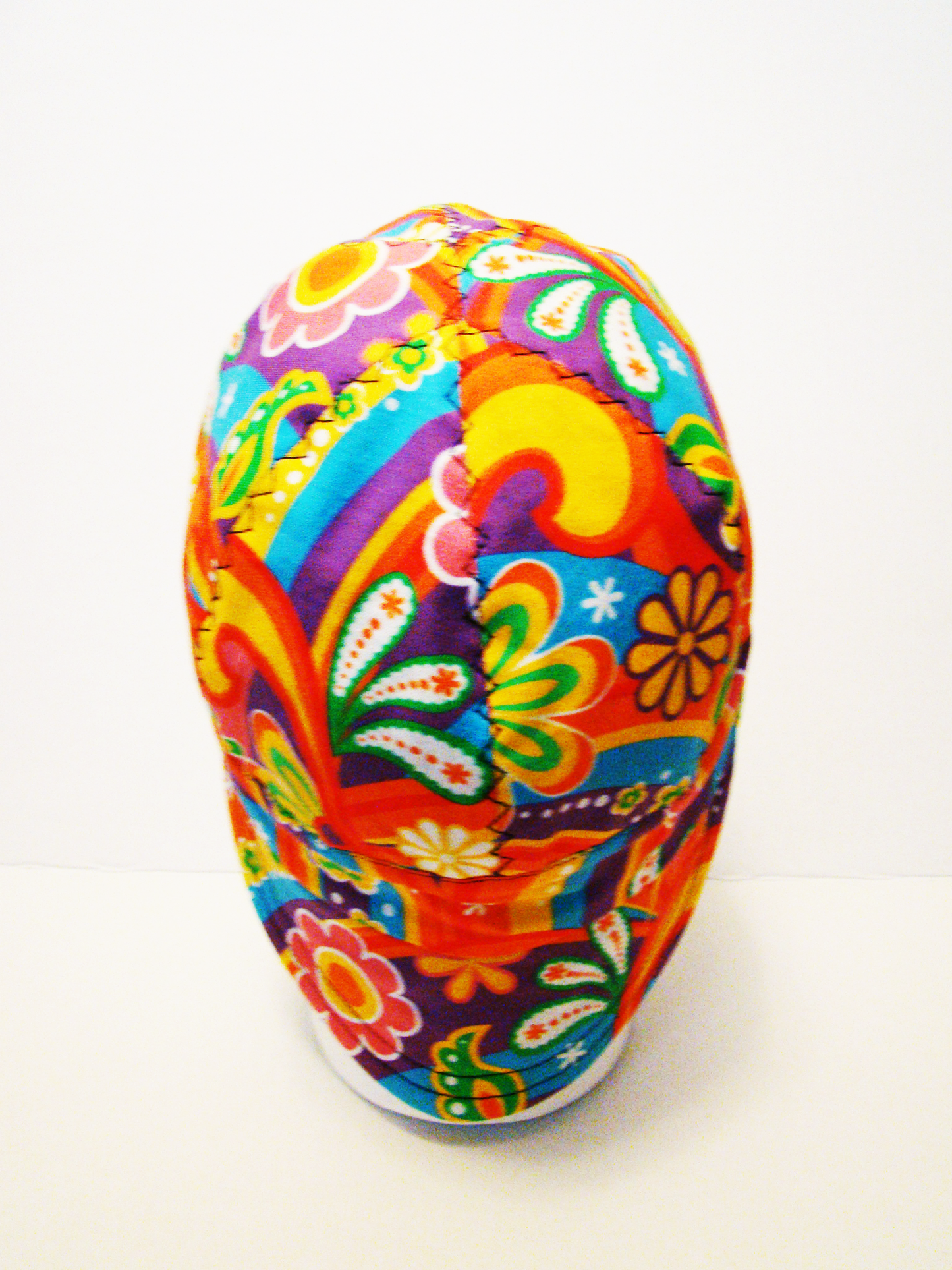 Psychedelic 60's welders cap hard hat liner reversible beanie skull cap fitters cap tradesman
