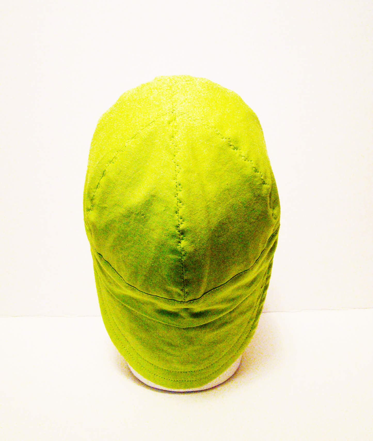 Lime green welders cap hard hat liner reversible beanie skull cap fitters cap tradesman