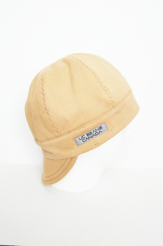 Blonde Tan welders cap hard hat liner reversible beanie skull cap fitters cap tradesman