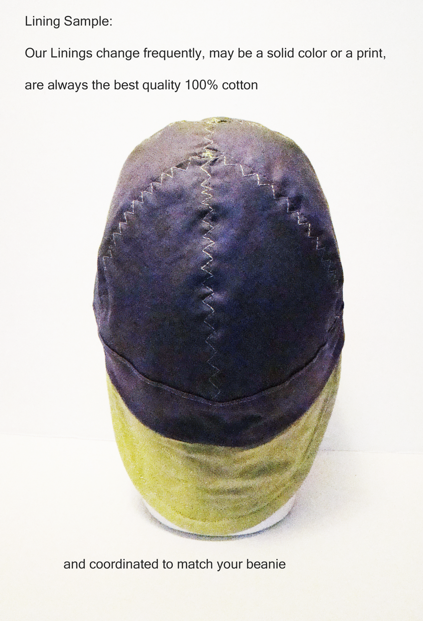 Lime green welders cap hard hat liner reversible beanie skull cap fitters cap tradesman