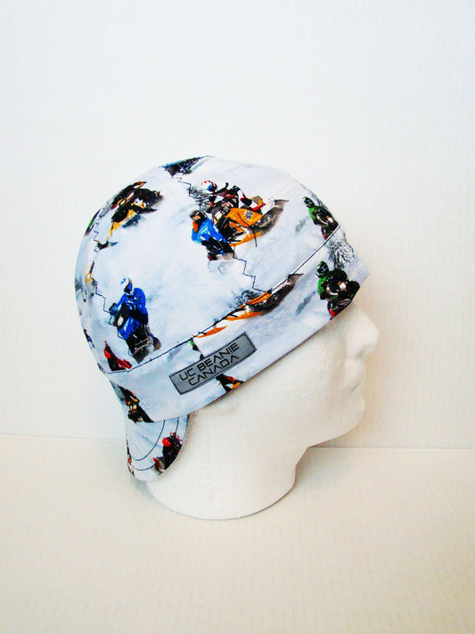 Snowmobiles welders cap hard hat liner reversible beanie skull cap fitters cap tradesman