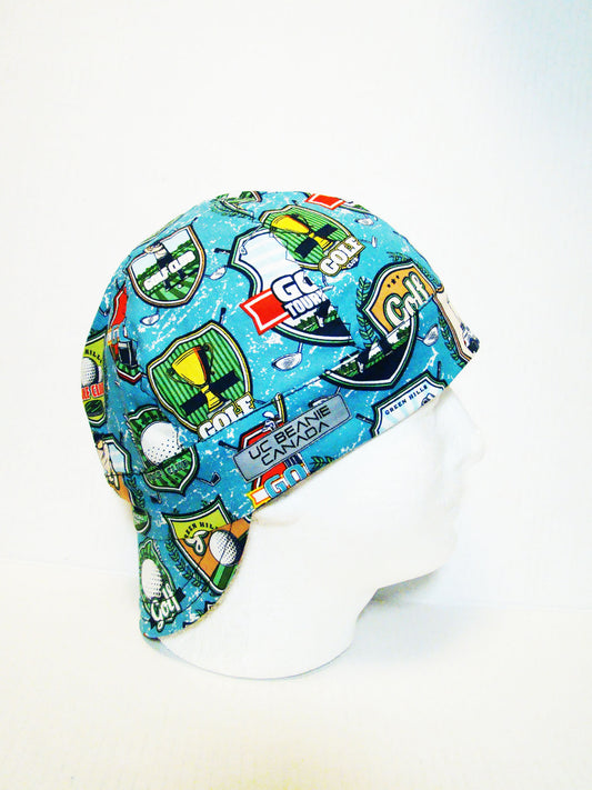 Golfer welders cap hard hat liner reversible beanie skull cap fitters cap tradesman