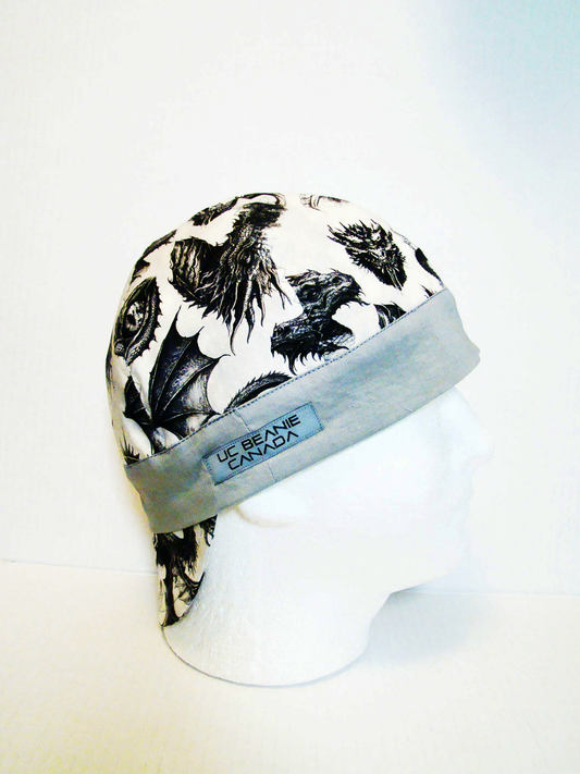 Dragon welders cap hard hat liner reversible beanie skull cap fitters cap tradesman