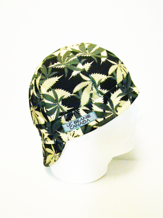Marijuana welders cap hard hat liner reversible beanie skull cap fitters cap tradesman
