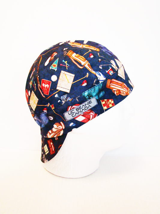 Golf welders cap hard hat liner reversible beanie skull cap fitters cap tradesman