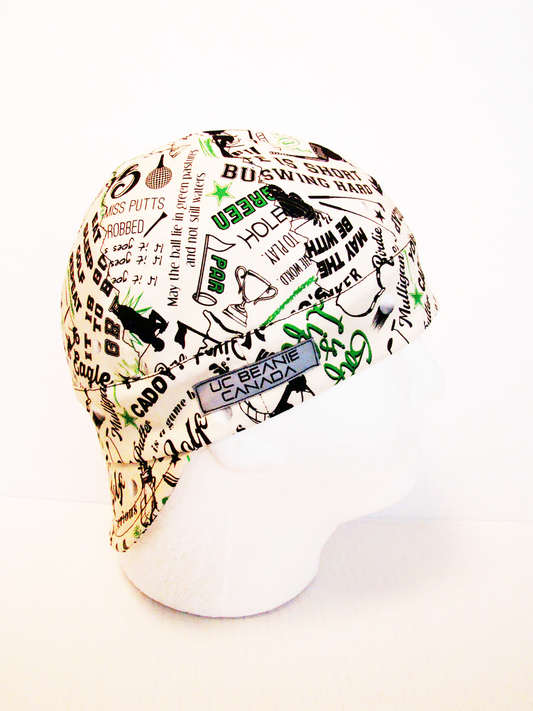 Golfers Lingo welders cap hard hat liner reversible beanie skull cap fitters cap tradesman