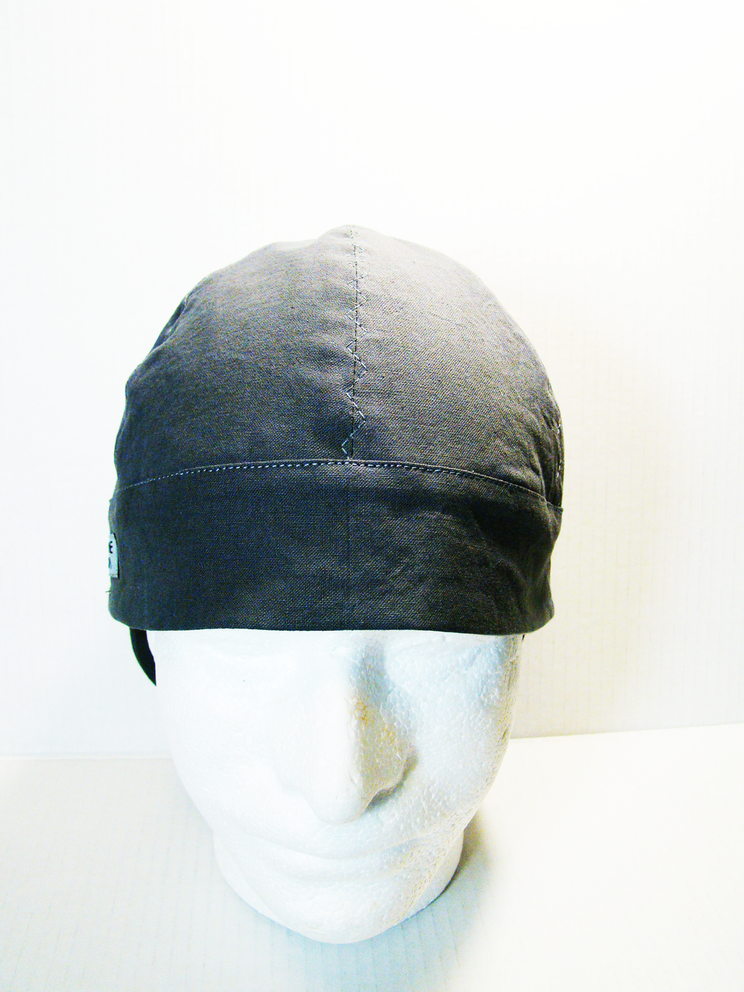 Gray welders cap hard hat liner reversible beanie skull cap fitters cap tradesman