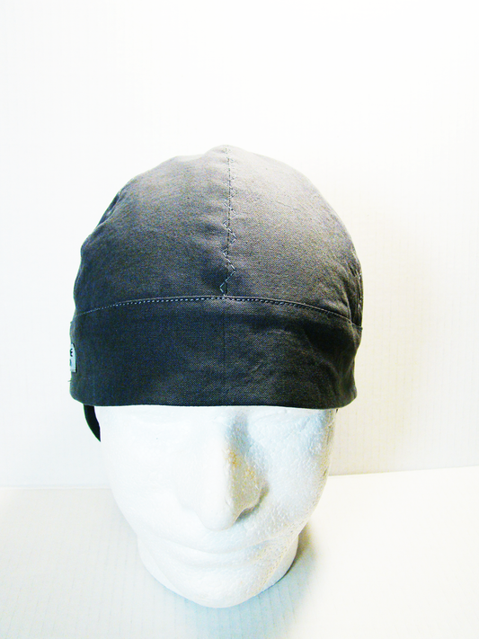 Grey welders cap hard hat liner reversible beanie skull cap fitters cap tradesman