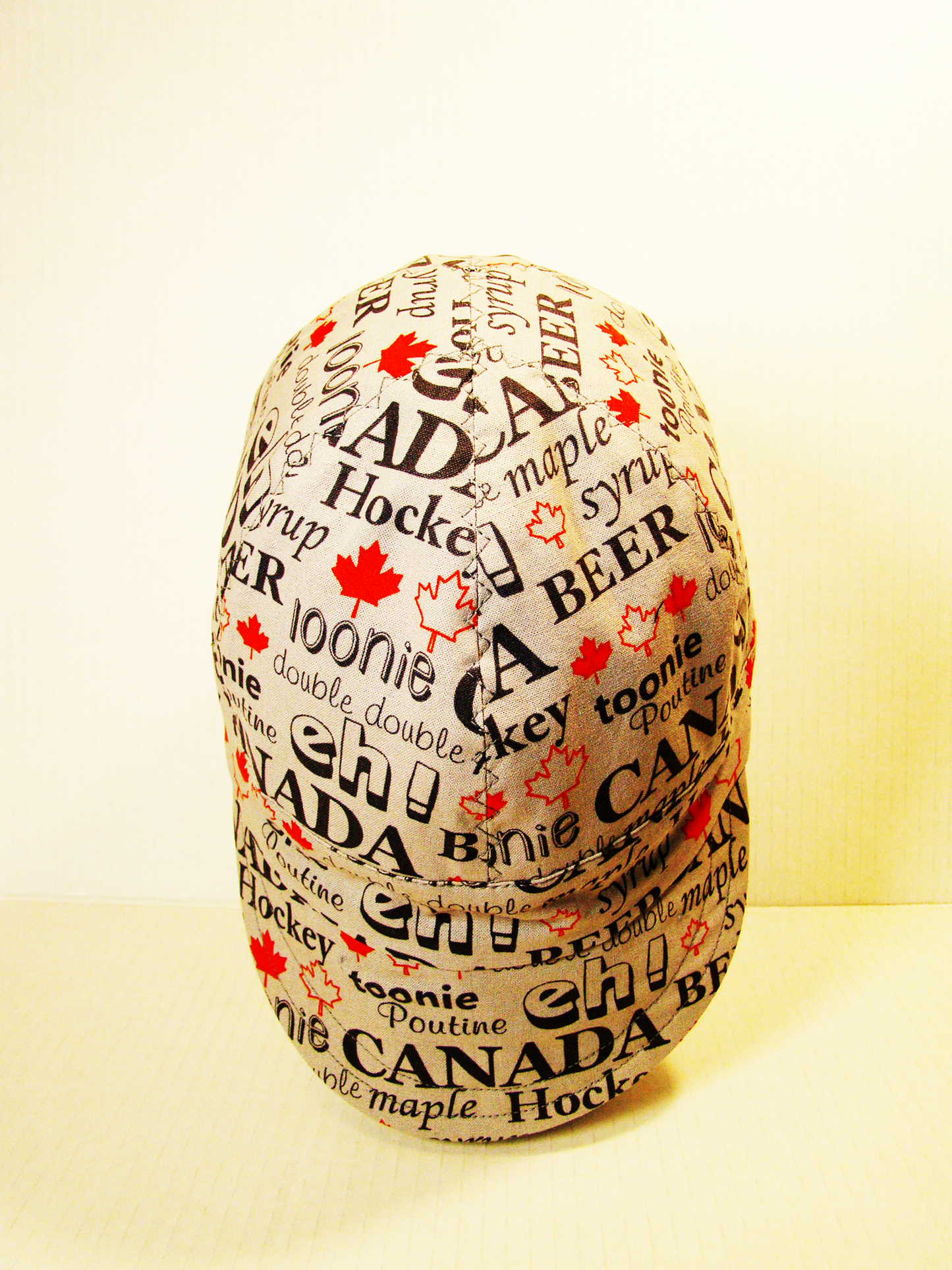 Canadian Words welders cap hard hat liner reversible beanie skull cap fitters cap tradesman