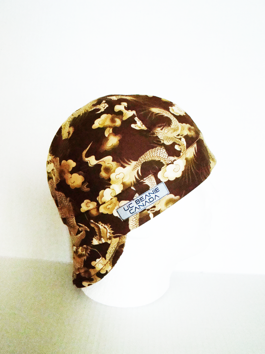 Dragon 2 welders cap hard hat liner reversible beanie skull cap fitters cap tradesman