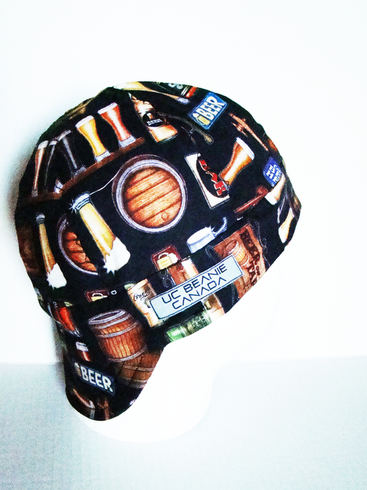 Beer welders cap hard hat liner reversible beanie skull cap fitters cap tradesman construction