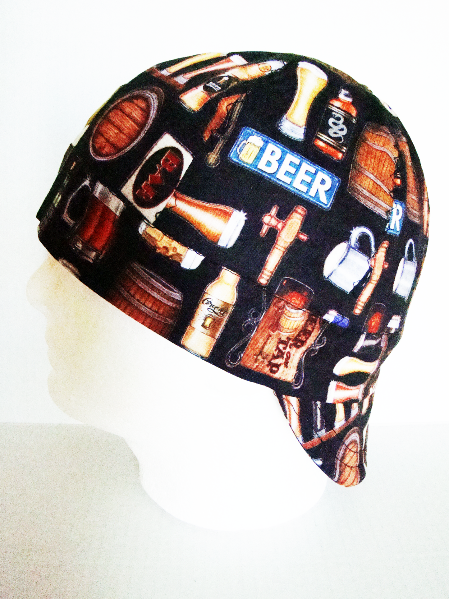 Beer welders cap hard hat liner reversible beanie skull cap fitters cap tradesman construction