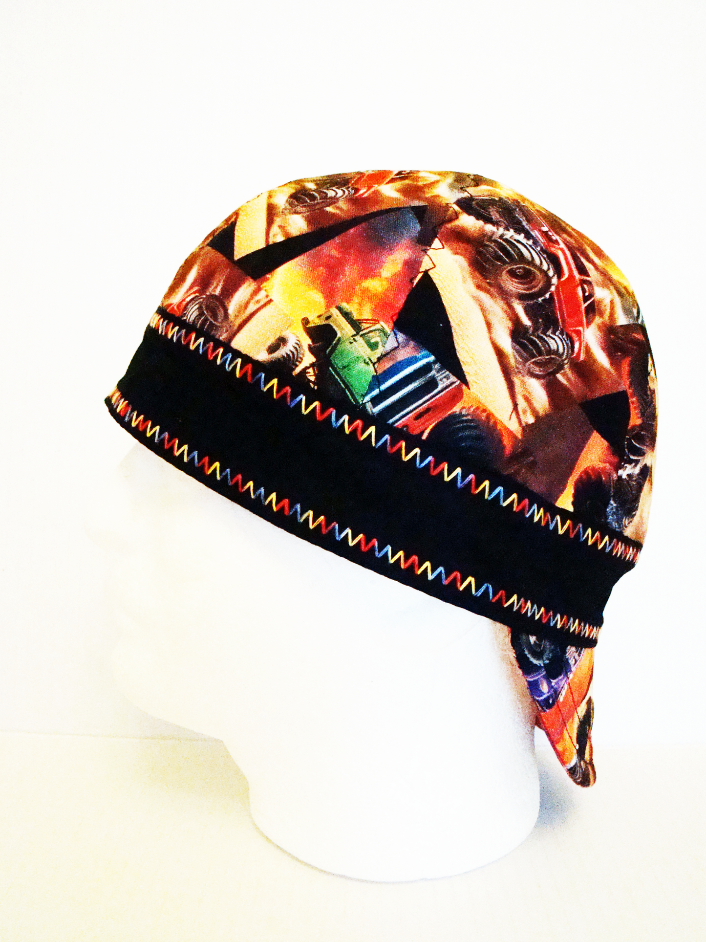 Monster Trucks welders cap hard hat liner reversible beanie skull cap fitters cap tradesman