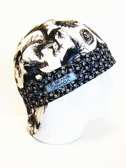 Dragon welders cap hard hat liner reversible beanie skull cap fitters cap tradesman