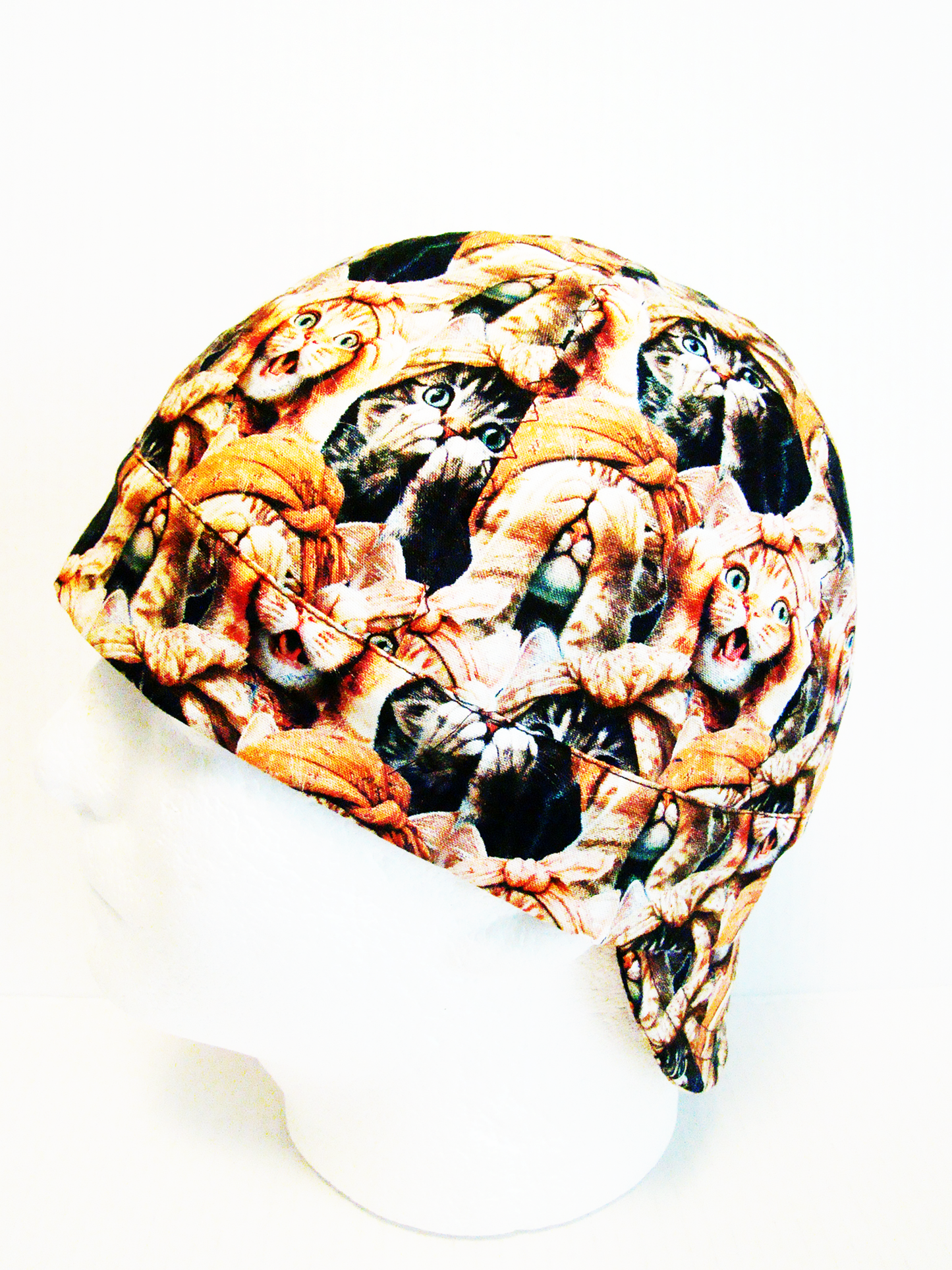 Pretty Kitty welders cap hard hat liner reversible beanie skull cap fitters cap tradesman