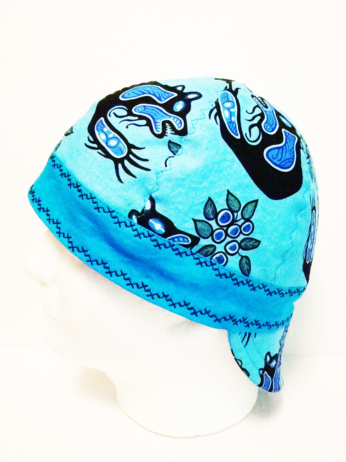 Native Bears welders cap hard hat liner reversible beanie skull cap fitters cap tradesman (Copy)
