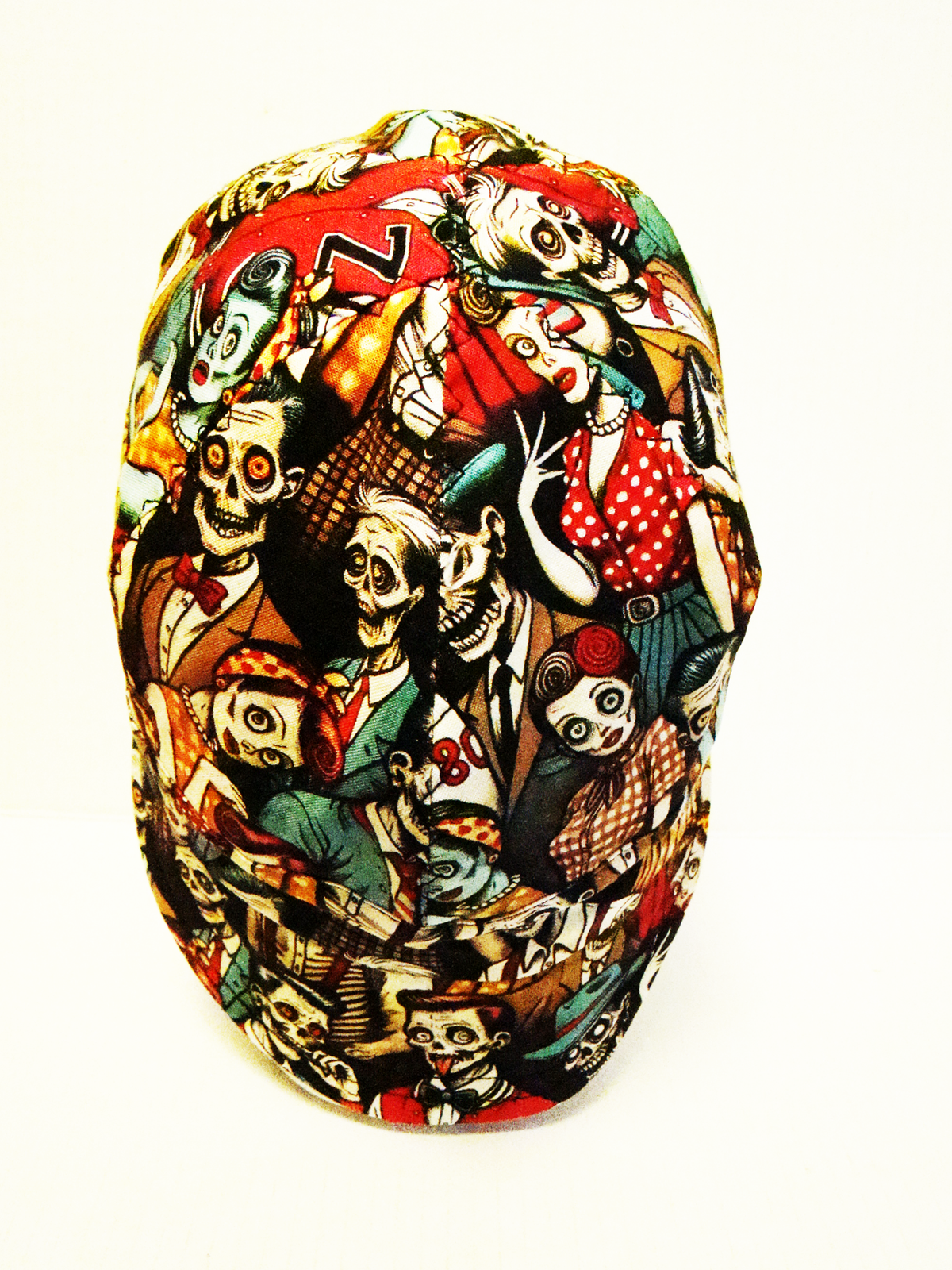 Zombies welders cap hard hat liner reversible beanie skull cap fitters cap tradesman